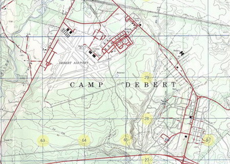 Camp Debert Map
